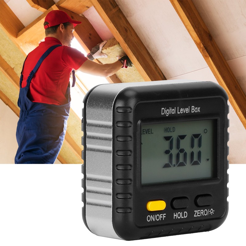 Digital Inclinometer Mini 360 Degree Angle Finder Protractor Carpentry Woodworking