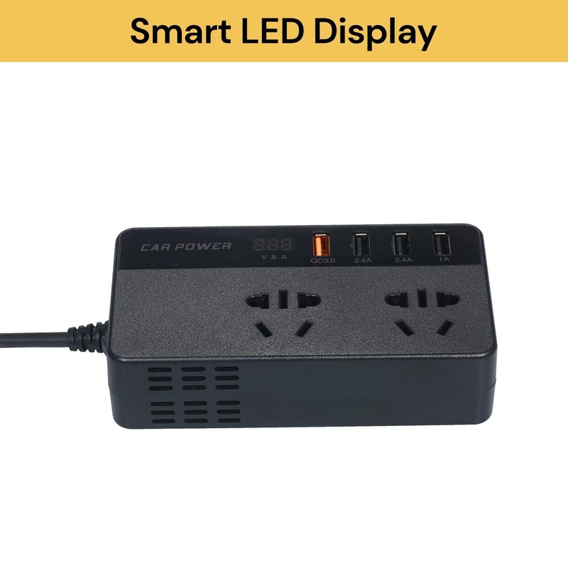 EZONEDEAL 150W Car Power Inverter DC 12V to 220V AC,