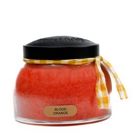 A Cheerful Giver - Blood Orange - 22oz Mama Scented Candle Jar with Lid - Keepers of The Light - 125 Hours of Burn Time, Gift for Women, Red