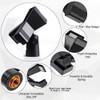 Lovgrin 4pcs Universal Mic Clips for Stands, Microphone Clip Holder