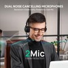 Yealink UH44 Teams Certified USB Headset - Noise Cancelling Mic,