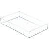 iDesign Clear Drawer Organizer, Plastic Tray for Makeup Storage on