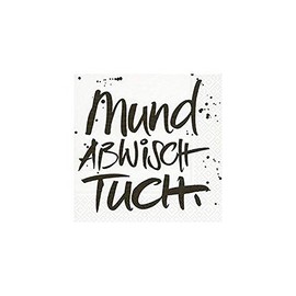 Paper + Design Serviettes Pack of 20 FSCMix 33 x 33 cm Mouth Wipe