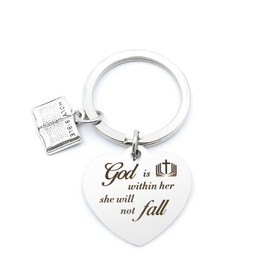 fuakUip Christian Gifts,Jesus Gifts,Christian Gifts for Women,Christian Gifts for Men,Holy Communion Gifts for Girls,First Holy Communion Gifts,Religious Gifts,Christian Keychain Gifts,Catholic Gifts