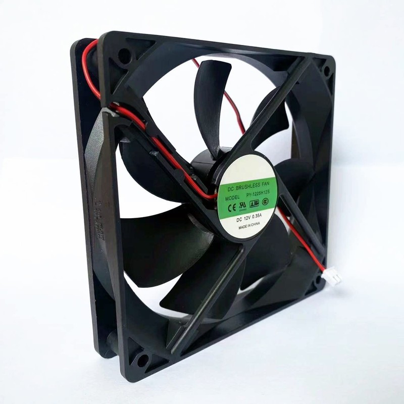 PY-1225H12S DC12V Ice Maker Fan PY-1225H12S DC12V 0.35A 12CM 12025