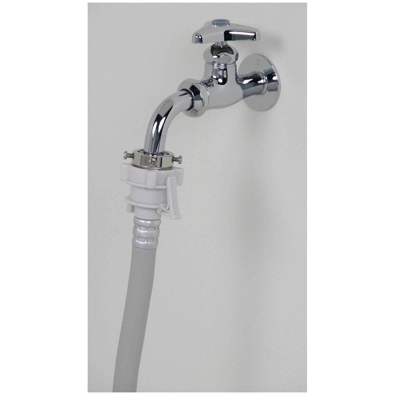 kakudai Machine for Water Supply Extension Hose 1 m one-touch