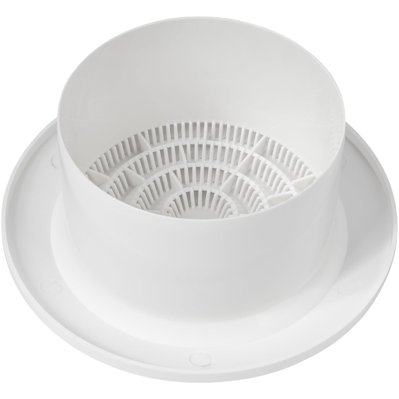 4'' Inch / 100 mm White Plastic Ceiling Vent Cover