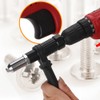 Rivet Gun Adatper Riveter Drill Converter Attachment Electric Power Drill