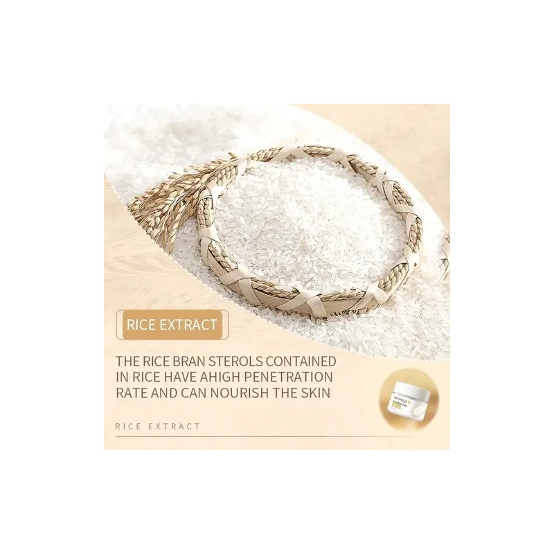 Crema Facial Bioaqua Con Extracto De Arroz Aclarante 50g