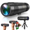 Home Safety Zoom Monocular for Adults, 10-30x40 Monocular Telescope with