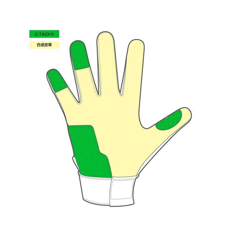 CUTTERS Batting Gloves B353 Prime Hero 3.0 Ambidextrous Baseball Softball