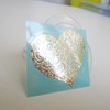 RELIGHT Heart Arabesque Pattern Sticker Sticker Metal Orgonite Decor Material