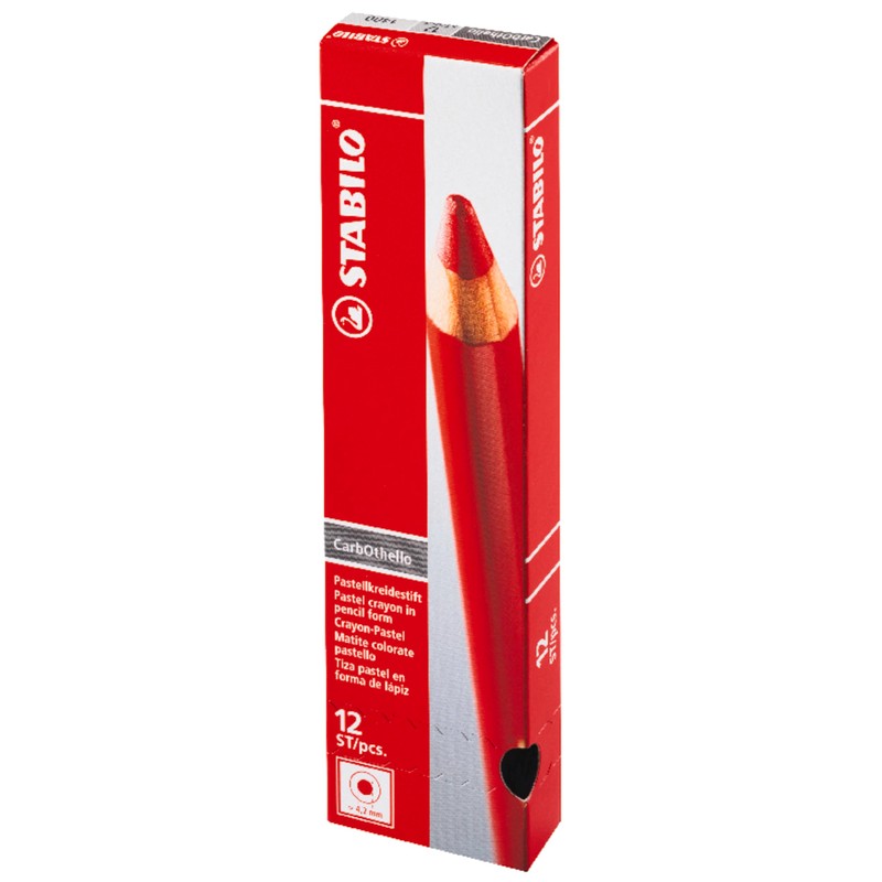 STABILO CarbOthello - Chalk-Pastel Pencil - Pack of 12 -