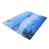 Decorative Tapestry Beach Sea Scenery Pattern Polyester Fiber Hanging Carpet