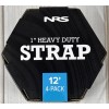 NRS 4-pack 12ft (12') 1" Heavy Duty Tie-Down Straps 500lbs