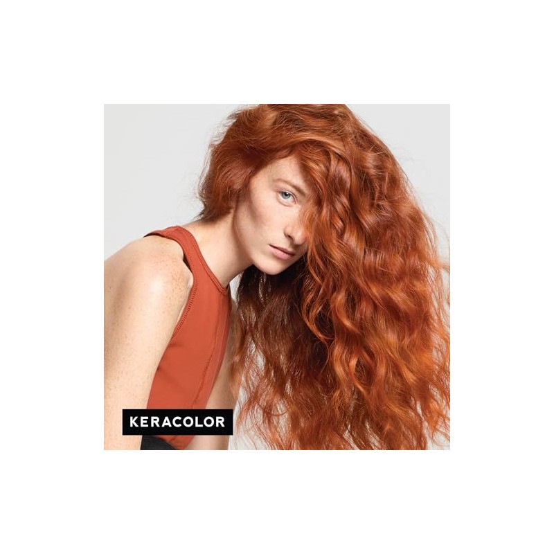 KERACOLOR - Cleanditioner Color Plus, cobre, 12 onzas