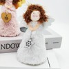 GUMEI Christmas Ornaments Christmas Tree Topper Plush Fairy Angel Treetop