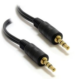 kenable 3.5mm Stereo Jack to Jack Audio Cable Lead Gold 2m [2 metres]