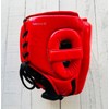 PRIZE RING "Professional SX" Genuine Leather Headgear Red (L)