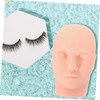 OHPHCALL Professional Eyelash Extension Training Head for Beginners Mannequin Head