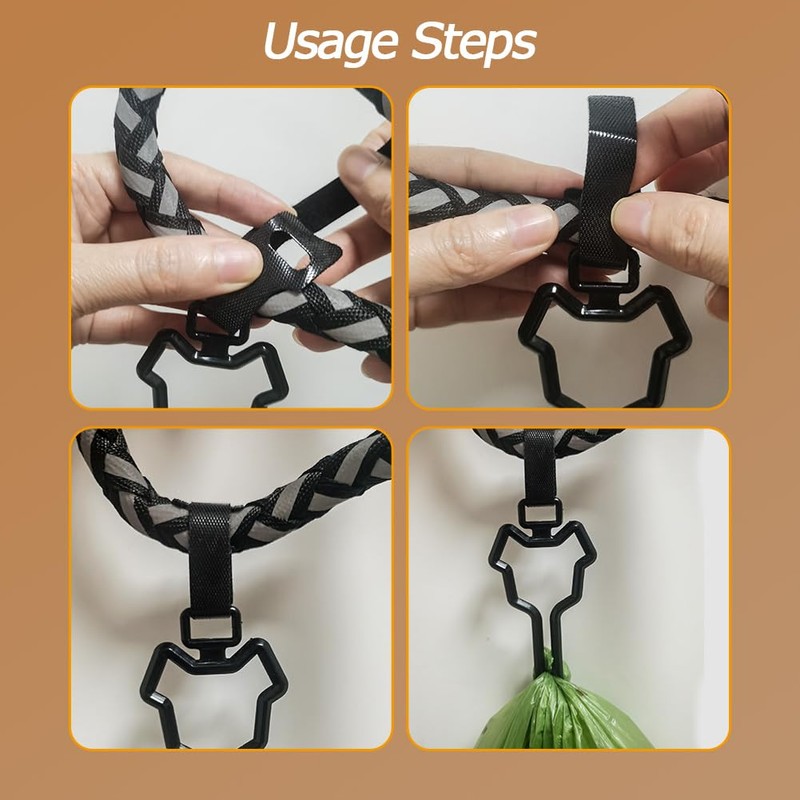 Soporte para bolsas para caca de perro, soporte para bolsas