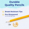 Rosmonde 1250 Bulk Yellow Pencils, Pre Sharpened #2 HB, Easy