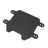Motorcycle Front Number Plate Matte Black, Easy to Install License