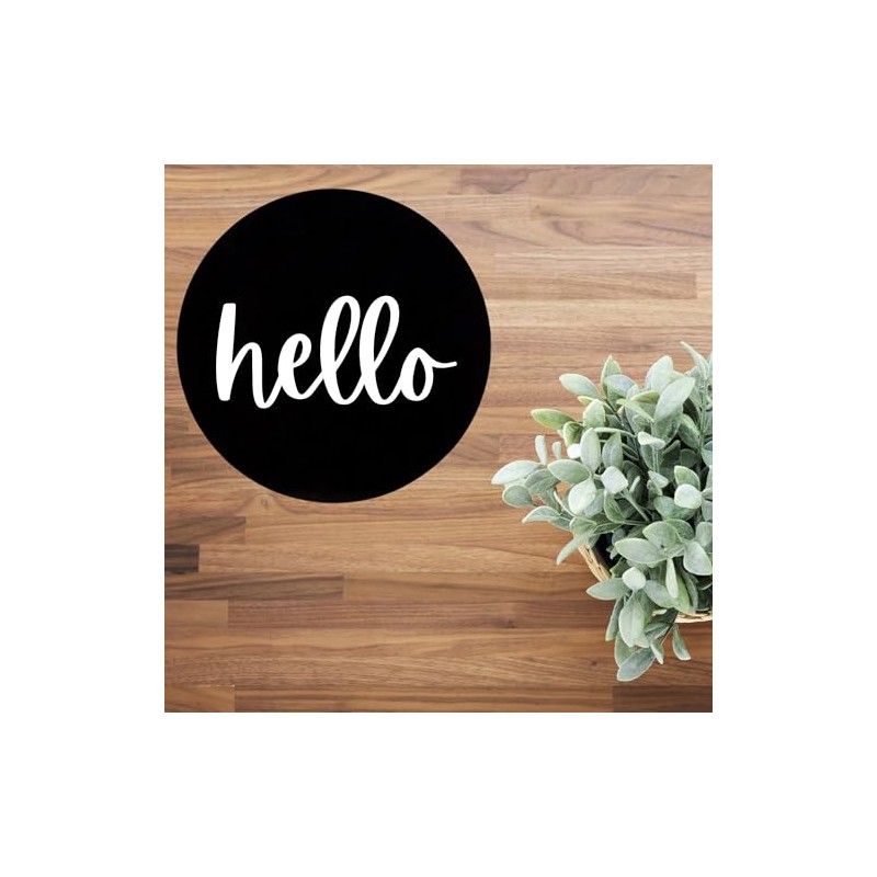 Marketing Holders Round 10” Disc DIY Black Acrylic Lucite Circle