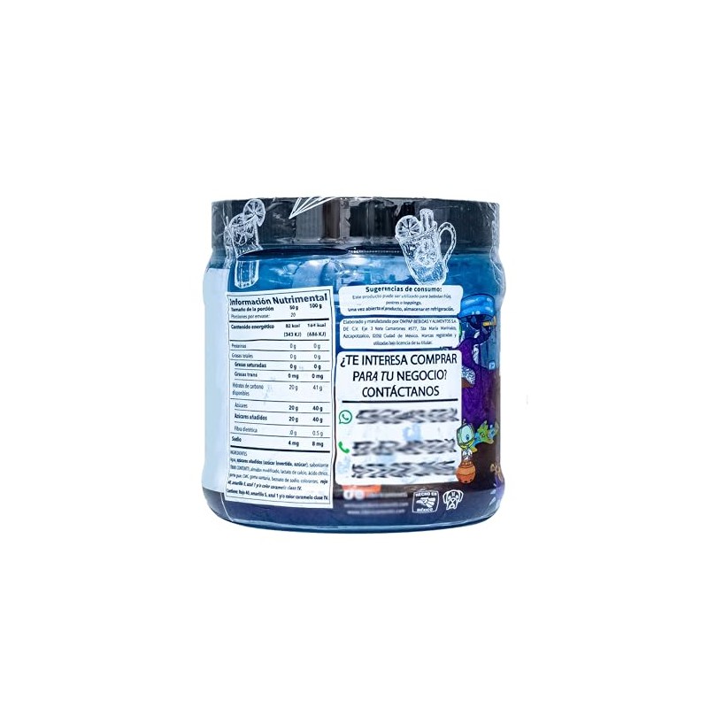 Perlas Explosivas Sabor Blueberry. Perlas para Bebidas. Bobba Pears. Perlas
