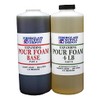 4 Lb. Density Expanding Pour Foam, 2 Part Polyurethane Closed Cell Liquid Foam for Boat and Dock Flotation, Soundproofing, Filling Voids, and Insulation (2 Quart Kit)