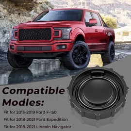 BRFC19 Filler Cap Replacement Compatible with Cars & Trucks - Twist-On Design - Black