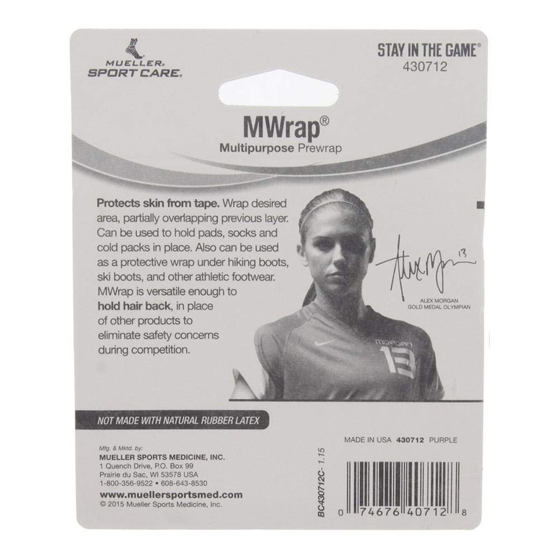 Mueller M Wrap Colored - 1 Roll, Maroon