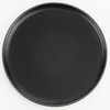 Metflavor Earthsong Collection Dinner Plate, Ribbed, Obsidian Night