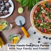 Deiss Pro Heavy Duty Pizza Cutter with Wheel Slicer -