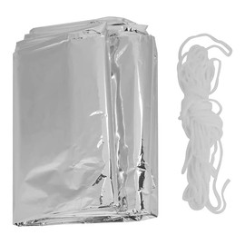 ANCLLO Emergency Survival Tent 59" x 95" Waterproof 2 Person Mylar Thermal Shelter for Hiking Camping