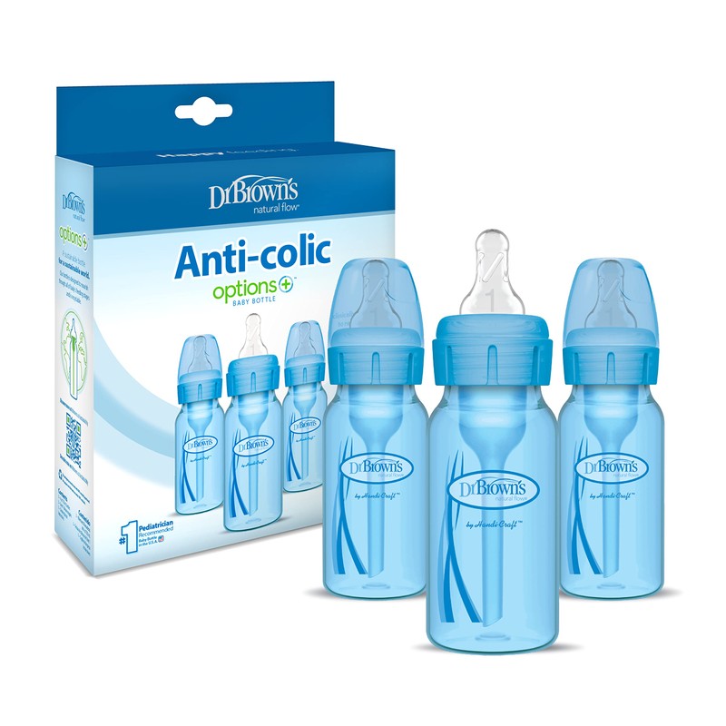 Dr. Brown's Natural Flow Anti-Colic Options+ Narrow Baby Bottles 4