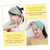 Mikinona 2pcs Elastic Hairband for Makeup Yoga Comfortable Face Washing