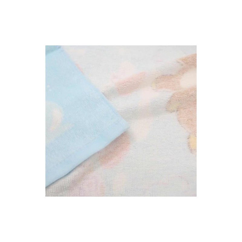 Rilakkuma Face Towel with Pile Dye Print