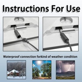 Tomatosd Starlink Mini DC Extension Cable 18CM, Waterproof Power Converter Adapter, Female to Male Plug, Replacement Accessories,Compatible with Starlink Mini Pipe Adapter & Power Cable