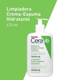 Cerave Limpiadora Crema Espuma Hidratante Limpiador Piel Normal Seca 473ml