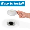 Evriholder Hairstopper 2pk, Plastic Drain Protector for Bathtubs & Showers,