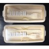 Bento Premium Beige Bento Box 3-Tier with Utensils Eco Lunch