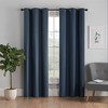 ECLIPSE Microfiber Total Privacy Blackout Thermal Grommet Window Curtain for