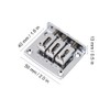 Electric Guitar Bridge, Zinc Alloy 3 String Fixed Hardtail Guitar