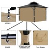 Tngan Gazebo Universal Replacement Privacy Curtain, 10'X12' Waterproof Outdoor Sidewall