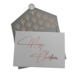 Jolicoon 10 Christmas cards pack luxury with envelope and wax seal - Merry Christmas cards multipack - Xmas cards packs luxury