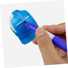 Generic 2pcs Golf Ball Markers with Alignment Tool Durable Plastic Golfs Drawing Line Tool for Precise Marking Colors Easy to Use Golfing Accessories