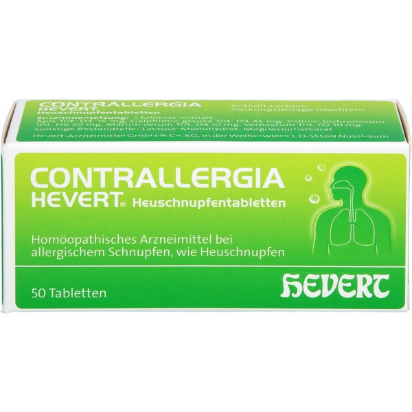 Contrallergia Hevert Hay Fever Tablets, Pack of 50