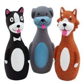 Chiwava 3PCS 5.7" Juguete de Latex con Sonido para Perros Juego Divertido