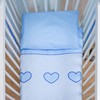 4 Piece Crib Bedding Set With Cover To Fit Crib/Basket/Pram